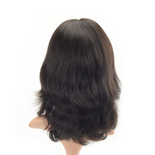 Middle length wavy high quality Kosher wig (6)