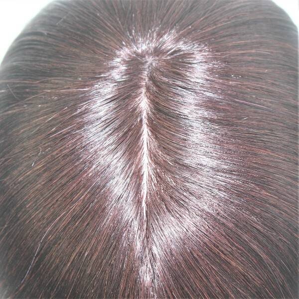 custom ladies anti-slip silicon injected wig_4