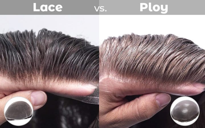 lace-vs.poly-hair-system