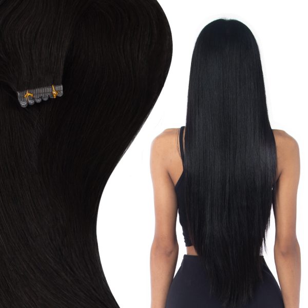 MINI TAPE-IN Hair Extensions Wholesale #1B